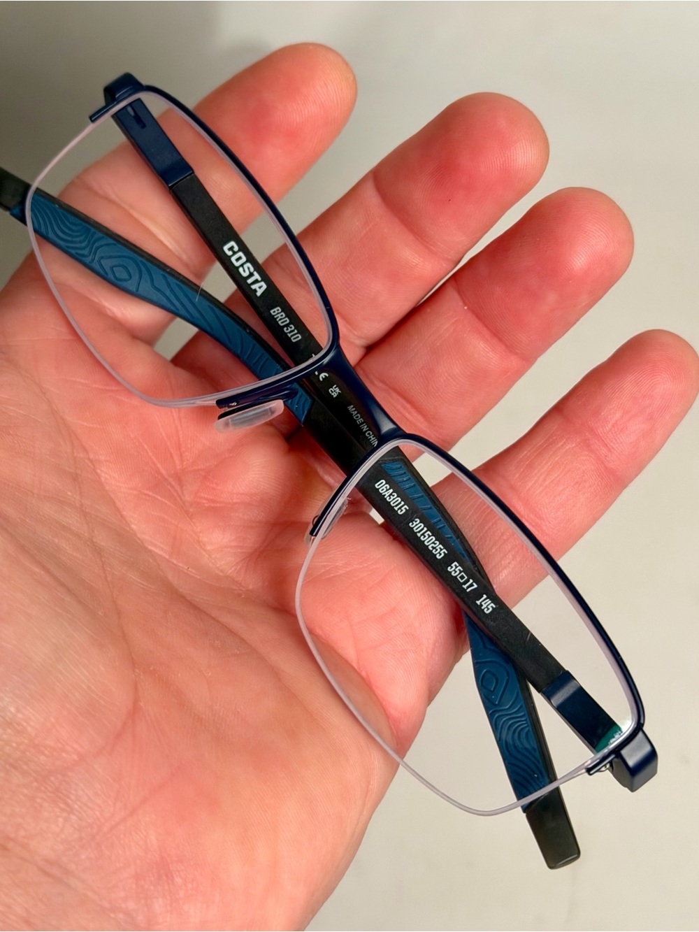 Costa Bimini Road BRD 310 06A3015 Blue 55-17-145 Flex Hinge Eyeglasses In New Co